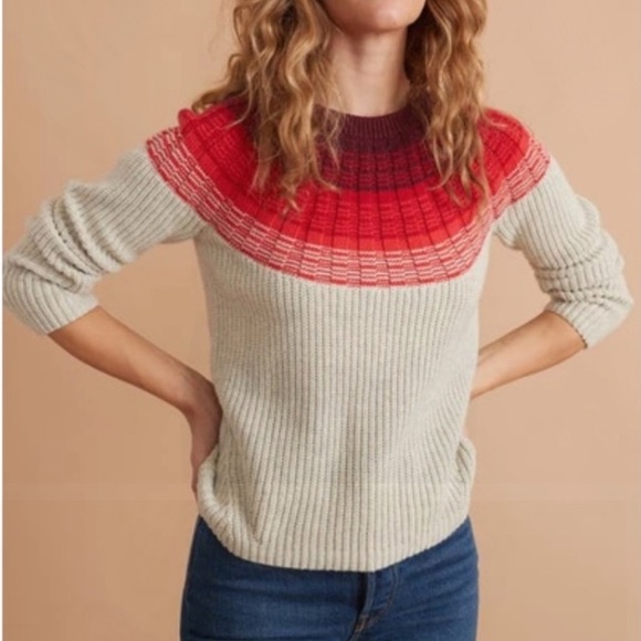Marine Layer Sweaters - NEW Marine Layer Demi Cotton Sweater New with tag Crew Neck Chunky Cozy Knit